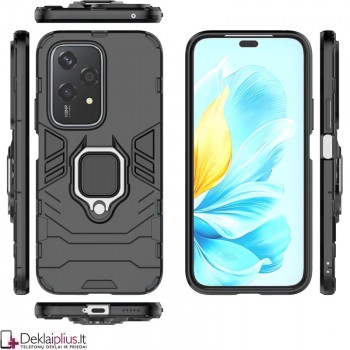 Sustiprintas dėklas 4in1 - juodas (Huawei Honor 200 Lite) Sustiprintas dėklas 4in1 - juodas (Huawei Honor 200 Lite)